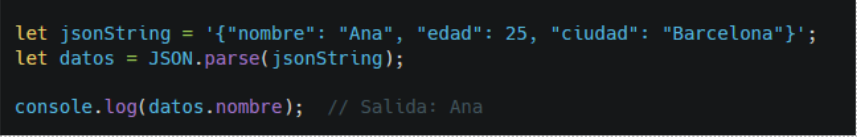 Parseo en JavaScript