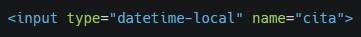 datetime-local